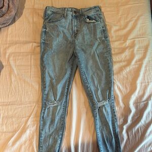 SO Blue High Rise Distressed Jeans